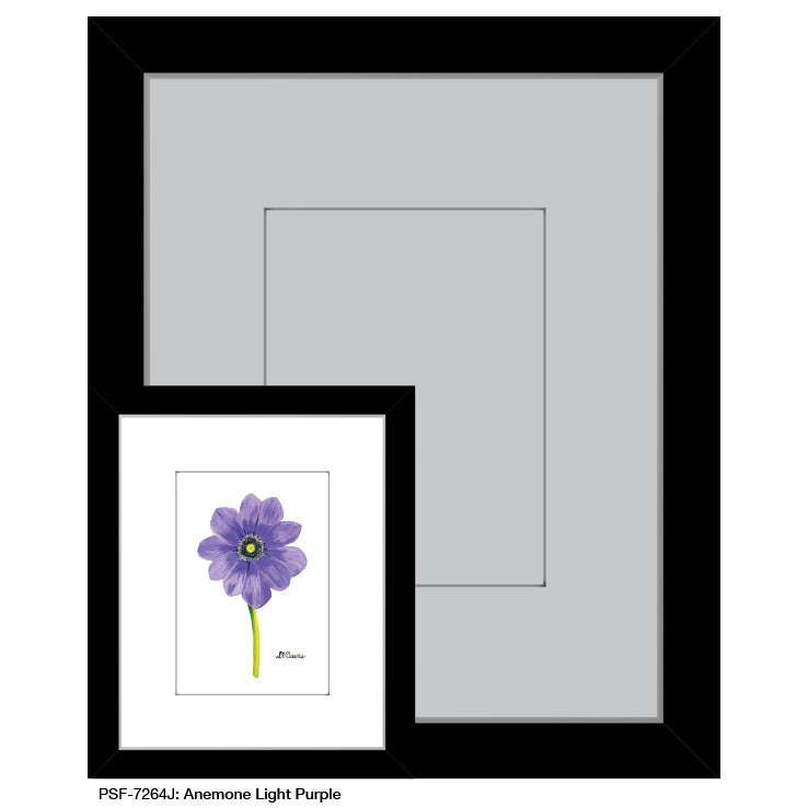 Anemone Light Purple, Print (#7264J)