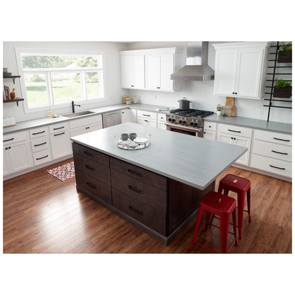 1-3/16" Overall Length Satin Nickel Square Sonoma Cabinet Knob