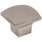 1-3/16" Overall Length Satin Nickel Square Sonoma Cabinet Knob