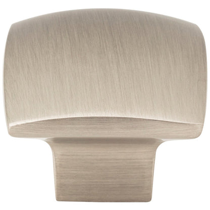 1-3/16" Overall Length Satin Nickel Square Sonoma Cabinet Knob