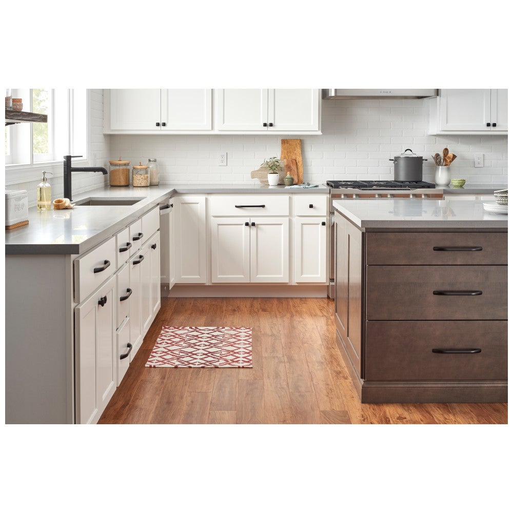 1-3/16" Overall Length Satin Nickel Square Sonoma Cabinet Knob