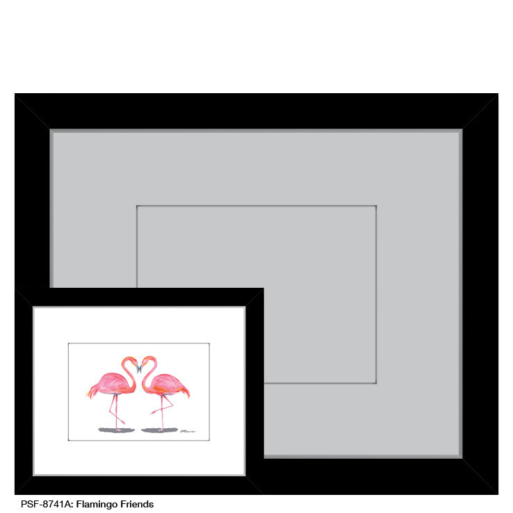 Flamingo Friends, Print (#8741A)