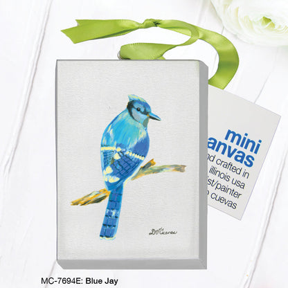 Blue Jay, Mini Canvas (MC-7694E)