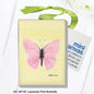 Lavender Pink Butterfly, Mini Canvas (MC-8674E)