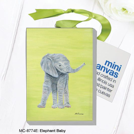 Elephant Baby, Mini Canvas (MC-8774E)