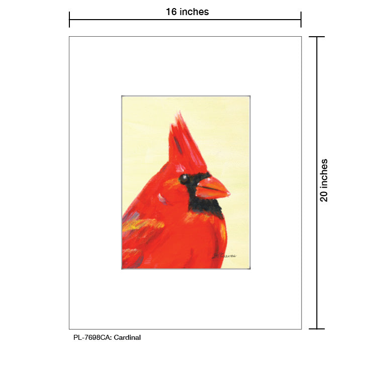 Cardinal, Print (#7698CA)