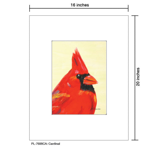 Cardinal, Print (#7698CA)