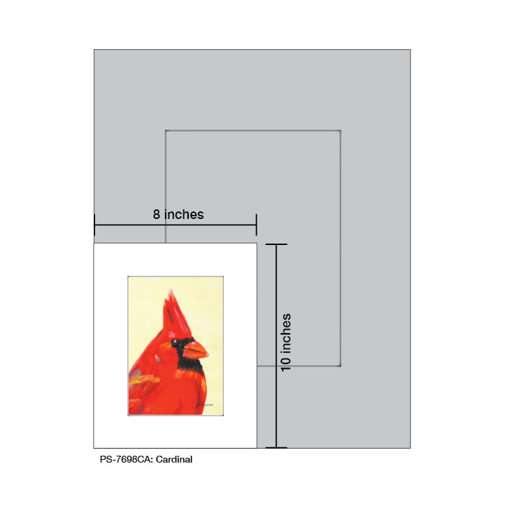 Cardinal, Print (#7698CA)