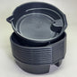FLOTOOL (12 PACK) 8 Quart Drain Pan Sz 16.5” L x 15” W x 4” H, Black 42108MI