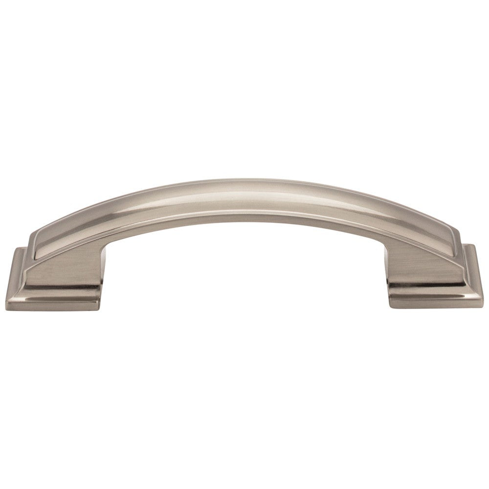 96 mm Center-to-Center Satin Nickel Square Annadale Cabinet Pull