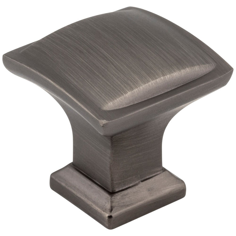 1-1/4" Overall Length Satin Nickel Square Annadale Cabinet Knob