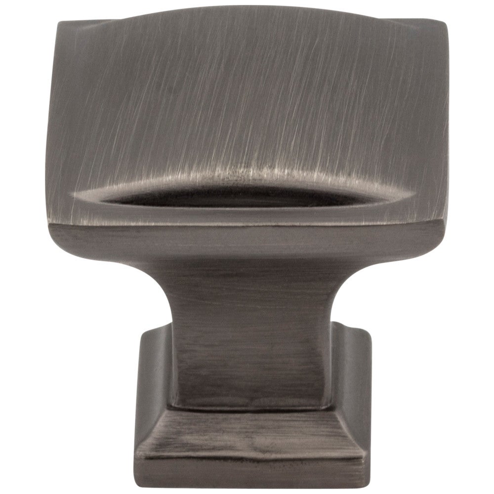 1-1/4" Overall Length Satin Nickel Square Annadale Cabinet Knob