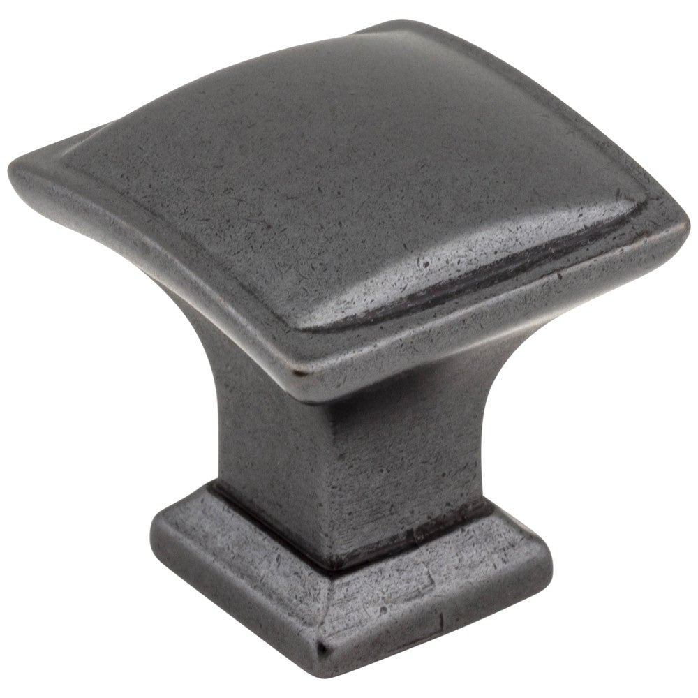 1-1/4" Overall Length Satin Nickel Square Annadale Cabinet Knob