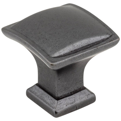 1-1/4" Overall Length Satin Nickel Square Annadale Cabinet Knob