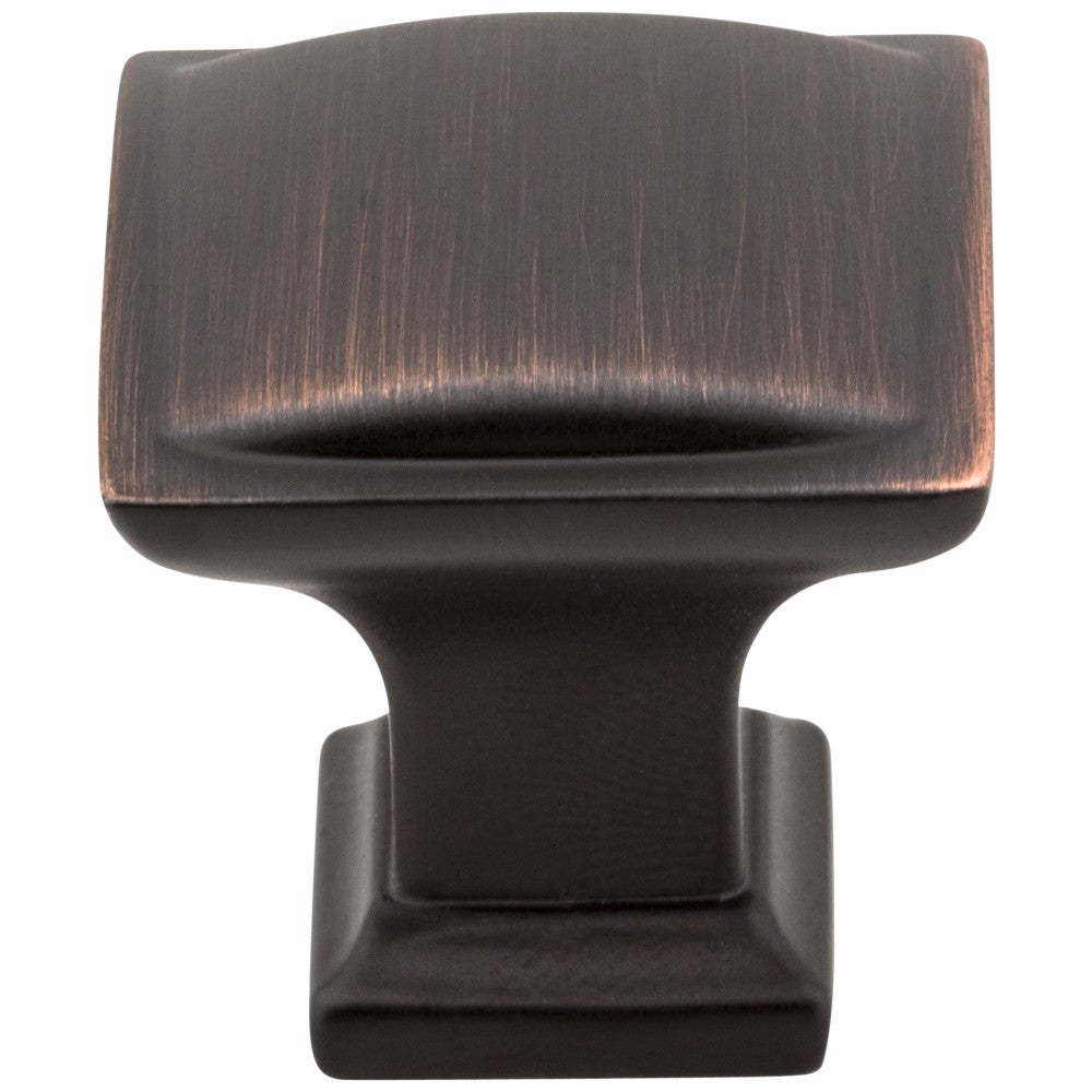 1-1/4" Overall Length Satin Nickel Square Annadale Cabinet Knob