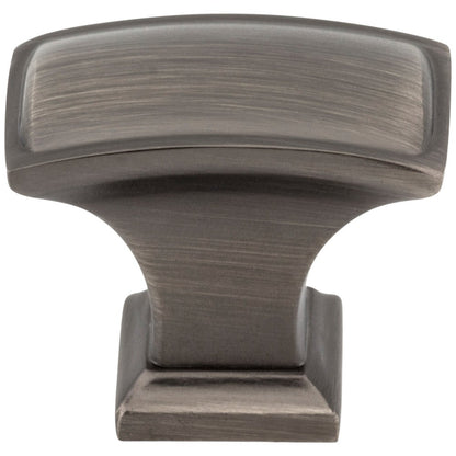 1-1/2" Overall Length Satin Nickel Rectangle Annadale Cabinet Knob