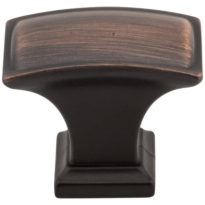 1-1/2" Overall Length Satin Nickel Rectangle Annadale Cabinet Knob