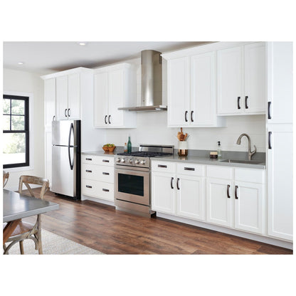 1-1/2" Overall Length Satin Nickel Rectangle Annadale Cabinet Knob