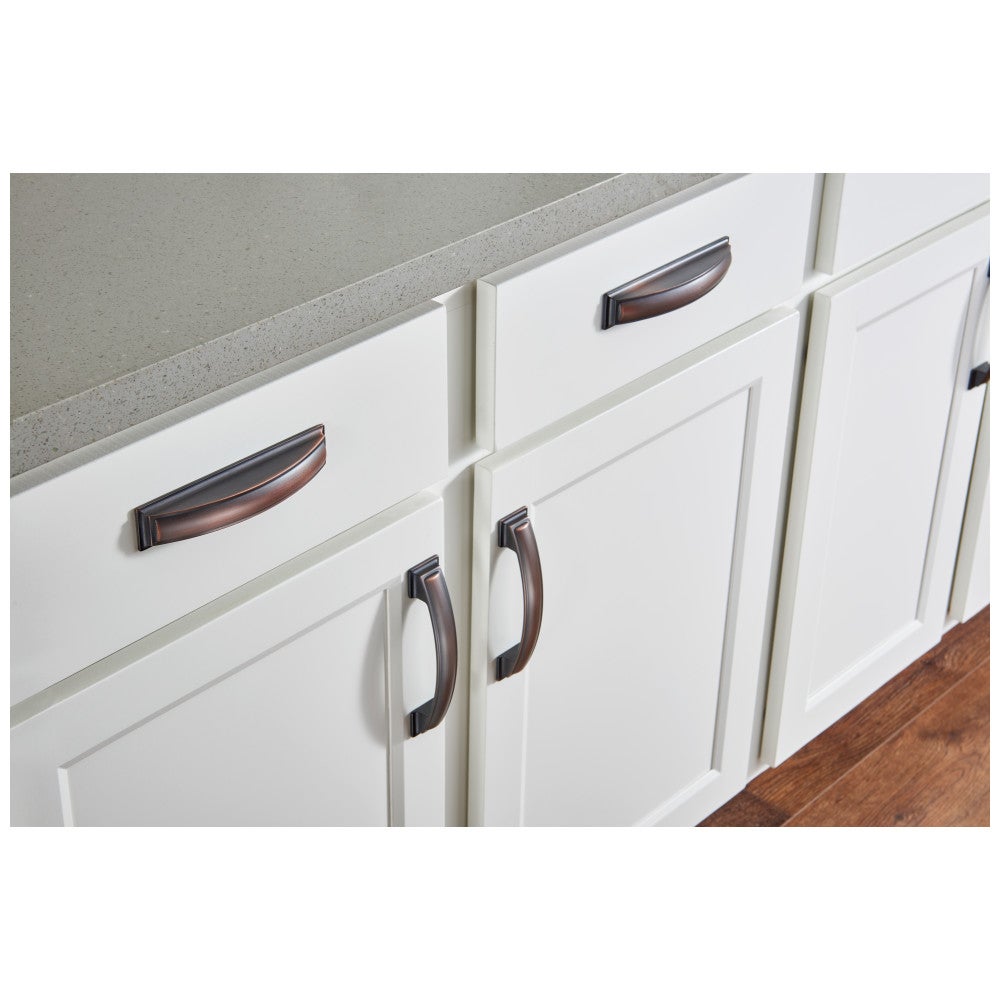 1-1/4" Overall Length Satin Nickel Square Annadale Cabinet Knob