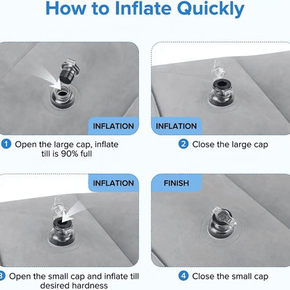 Airplane Footrest Pillow – Travel Comfort for Flights, Cars & Buses