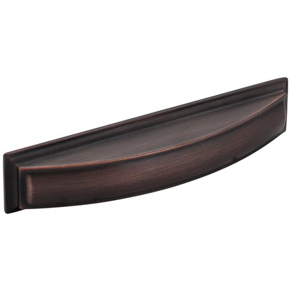 96 mm Center-to-Center Satin Nickel Square Annadale Cabinet Cup Pull