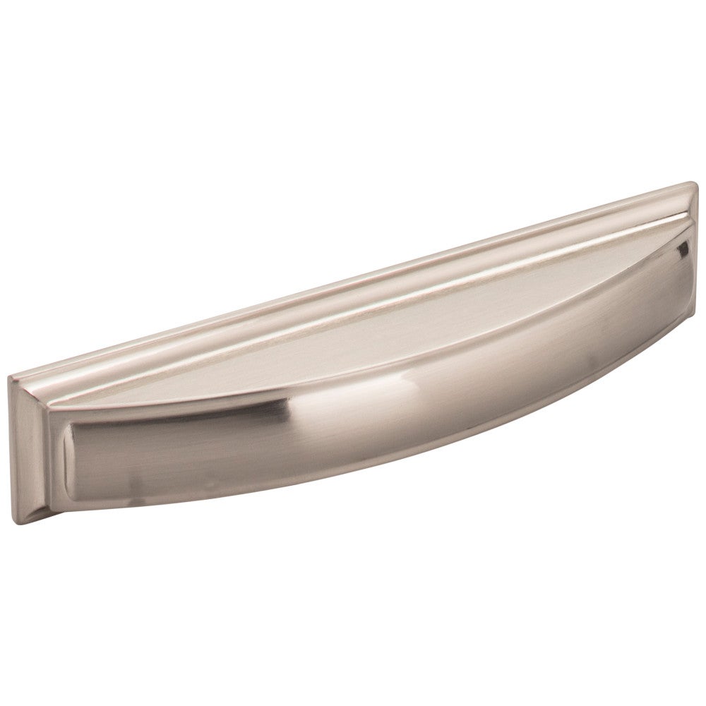 96 mm Center-to-Center Satin Nickel Square Annadale Cabinet Cup Pull