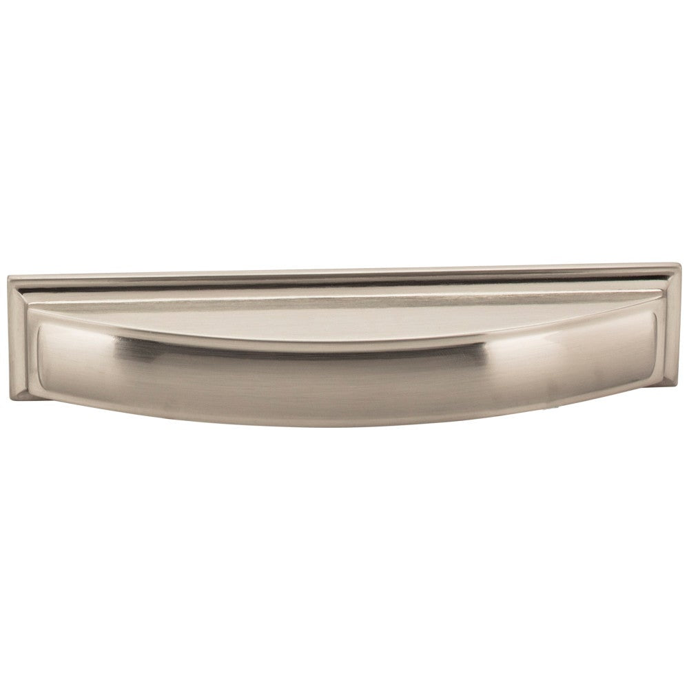 96 mm Center-to-Center Satin Nickel Square Annadale Cabinet Cup Pull