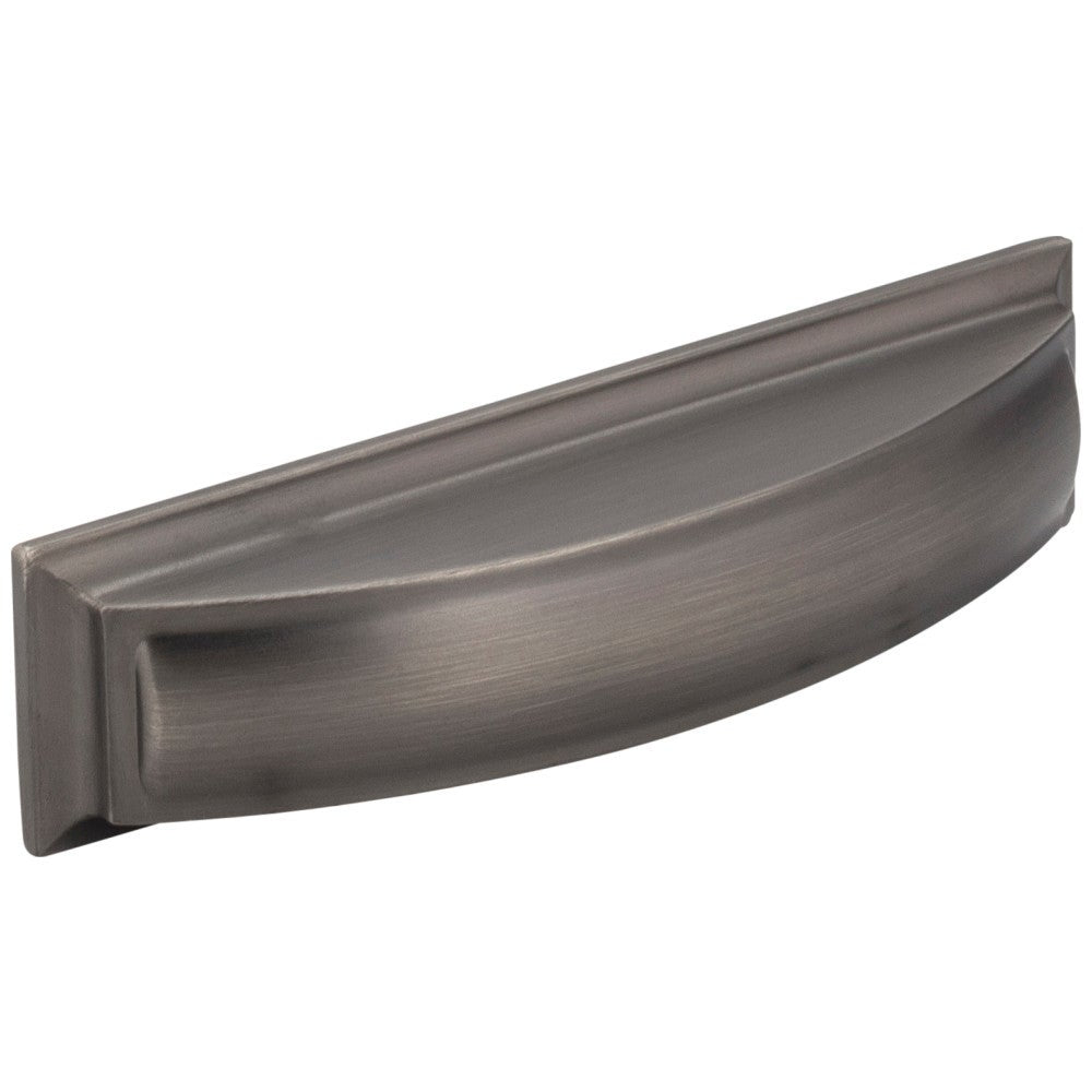 96 mm Center-to-Center Satin Nickel Square Annadale Cabinet Cup Pull