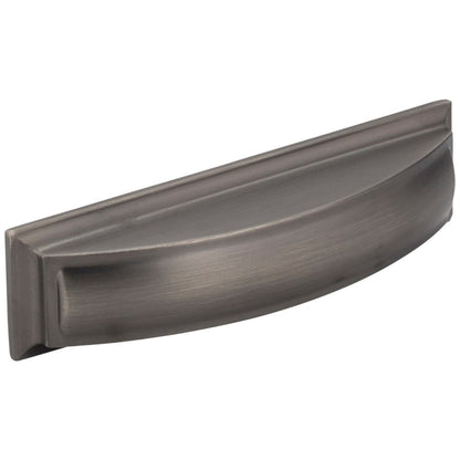 96 mm Center-to-Center Satin Nickel Square Annadale Cabinet Cup Pull