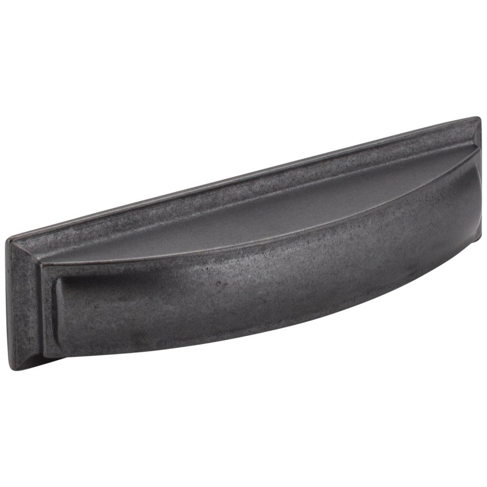 96 mm Center-to-Center Satin Nickel Square Annadale Cabinet Cup Pull