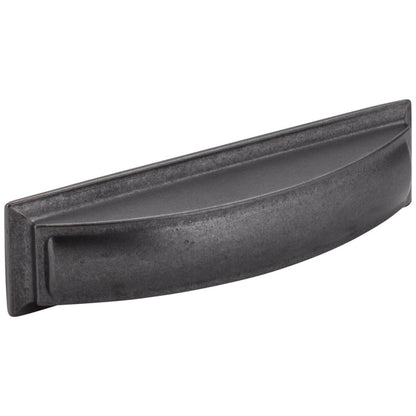 96 mm Center-to-Center Satin Nickel Square Annadale Cabinet Cup Pull