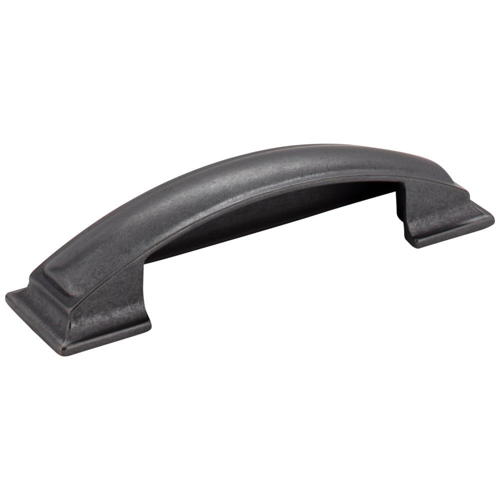 96 mm Center-to-Center Satin Nickel Square Annadale Cabinet Cup Pull