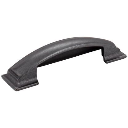 96 mm Center-to-Center Satin Nickel Square Annadale Cabinet Cup Pull