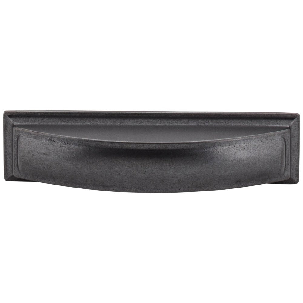 96 mm Center-to-Center Satin Nickel Square Annadale Cabinet Cup Pull