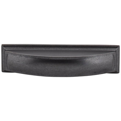 96 mm Center-to-Center Satin Nickel Square Annadale Cabinet Cup Pull