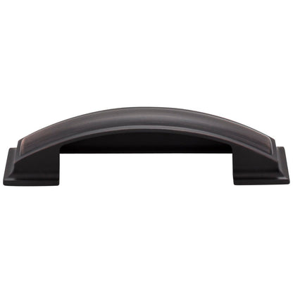 96 mm Center-to-Center Satin Nickel Square Annadale Cabinet Cup Pull