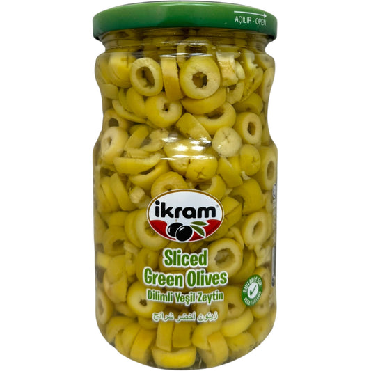 Premium Sliced Green Olives - All-Natural, Flavorful Addition to Salads and Recipes