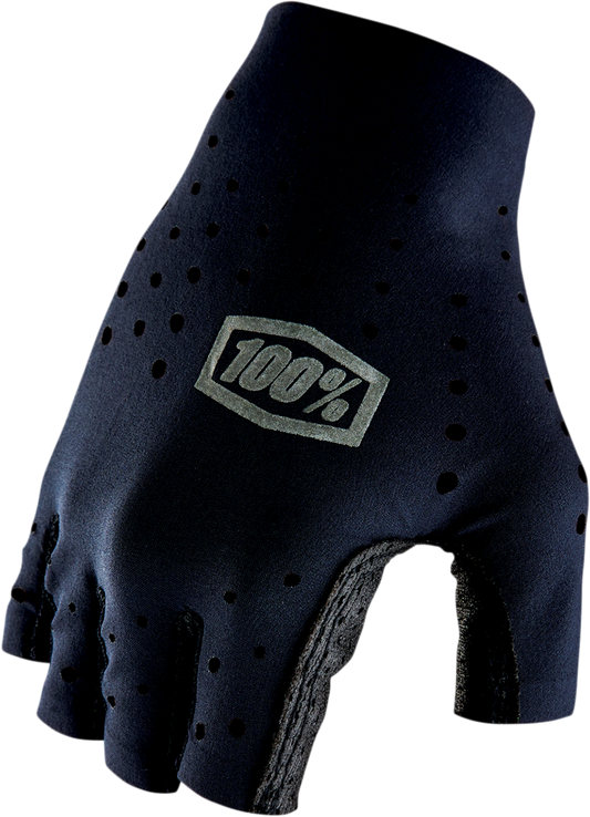 100% Sling Short Finger Gloves - Black - XL 10021-00003