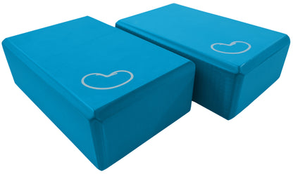 Yoga Block Set - Light weight Foam - 2 Pack