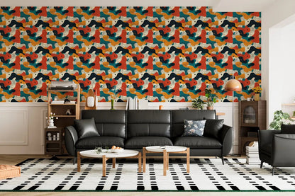 Terra Forms Abstract Mural