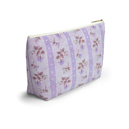 Customizable: Chic Floral Accessory Pouch, Makeup Bag, Travel Organizer, Gift for Her, Floral Toiletry Bag, Cute Pencil Case