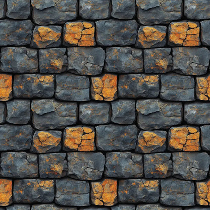 Forged Ember Stone Wall