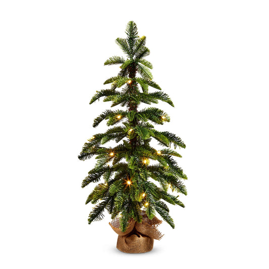 Christmas Carousel Collection - 28" Lighted Pine Tree in Bag