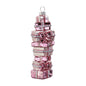 6" Pink Stack of Presents Ornament