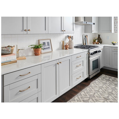 96 mm Center-to-Center Satin Nickel Marie Cabinet Pull