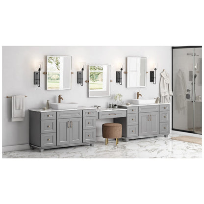 96 mm Center-to-Center Satin Nickel Marie Cabinet Pull