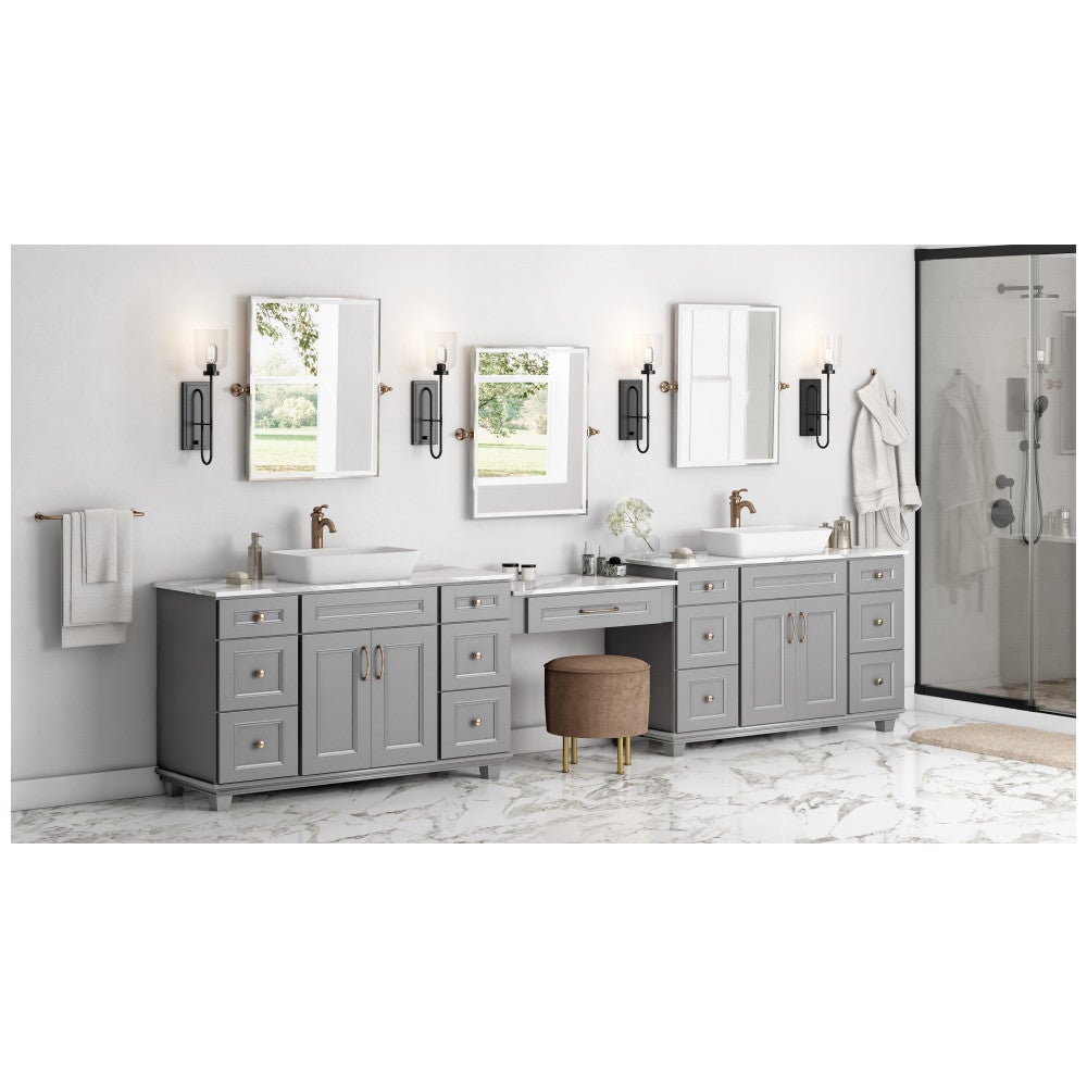 96 mm Center-to-Center Satin Nickel Marie Cabinet Pull