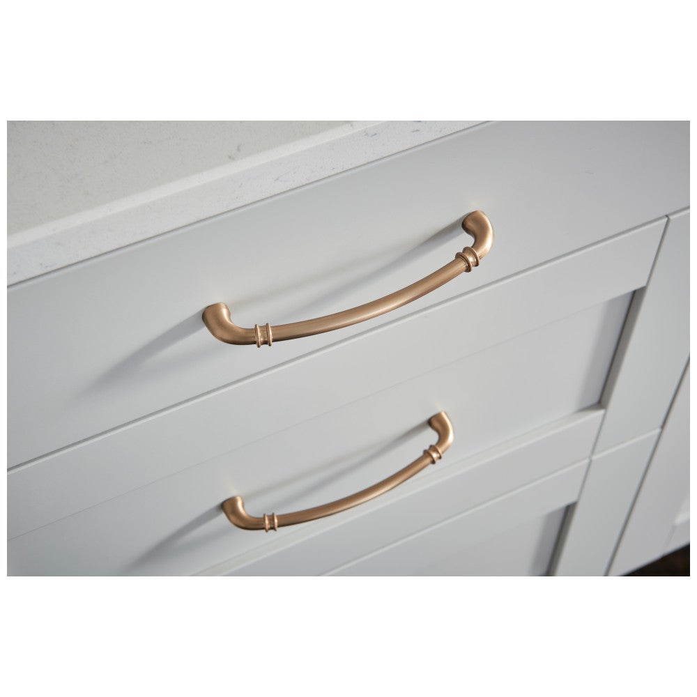 96 mm Center-to-Center Satin Nickel Marie Cabinet Pull