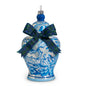 Christmas Carousel Collection - 6" Ginger Jar with Black Watch Bow Ornament