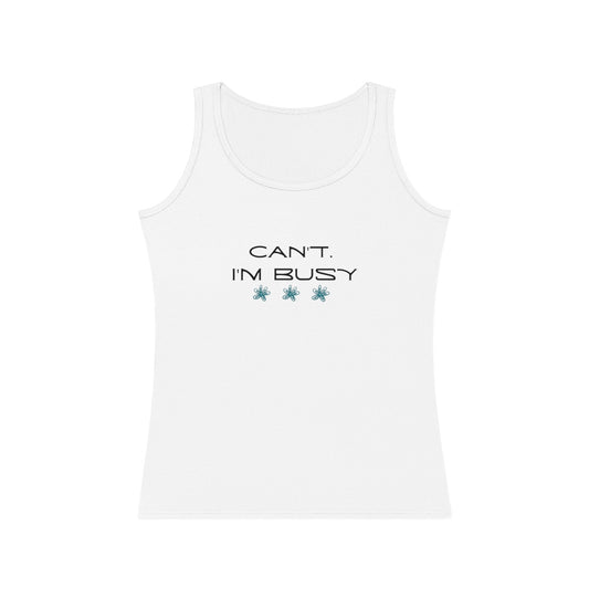 I'm Busy Women's Tank Top - Casual Style for Busy Days